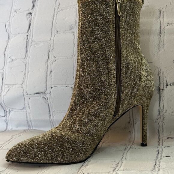 Sam Edelman Women's Olson Fashion Boot in shimmering gold Chic/Comfort size 8M. - Picture 2 of 11